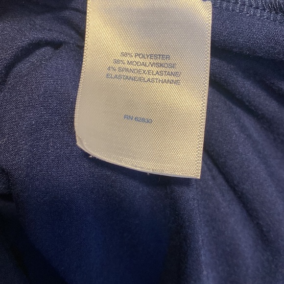 Lands End Outfitters Women 2X Cardigan Sweater Waterfall Open Front Navy - Picture 4 of 4